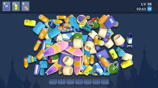 Скриншот 8 — 3D Crazy матч! Тройное касание