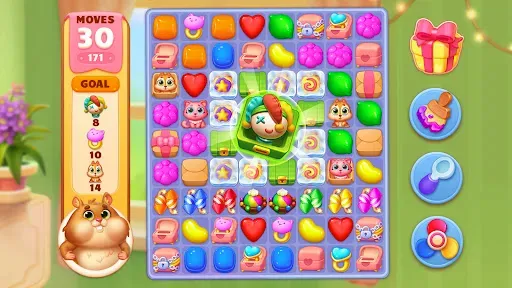 Скриншот 7 — Pet Candy Puzzle - Матч 3