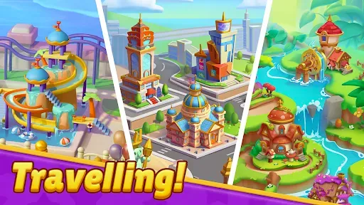 Скриншот 6 — Matching Tiles: City Scape
