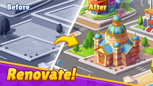 Скриншот 7 — Matching Tiles: City Scape