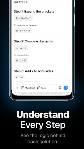 Скриншот 3 — MathGPT - AI Math Solver