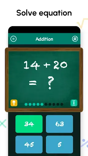 Скриншот 2 — Mатематические игры・Математика