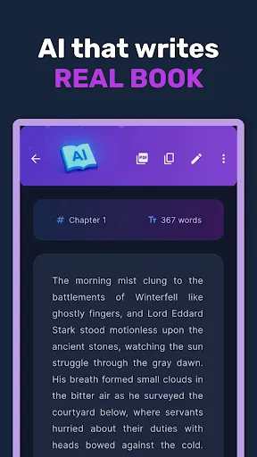 Скриншот 8 — Писатель книг AI