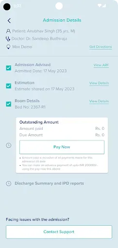 Скриншот 4 — Max MyHealth -by Max Hospitals