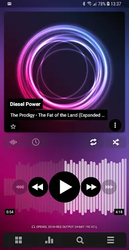 Скриншот 1 — Poweramp - разблокировка