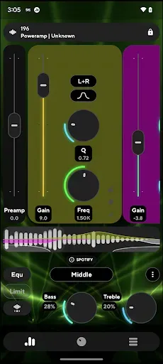 Скриншот 2 — Poweramp Эквалайзер