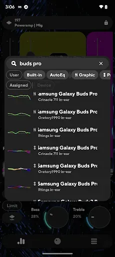 Скриншот 3 — Poweramp Эквалайзер