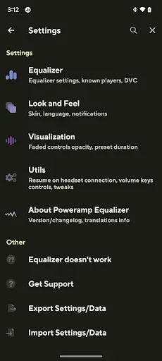 Скриншот 6 — Poweramp Эквалайзер