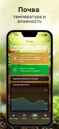 Скриншот 3 — GrowPlants: Погода в огороде