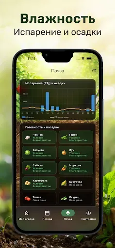 Скриншот 4 — GrowPlants: Погода в огороде