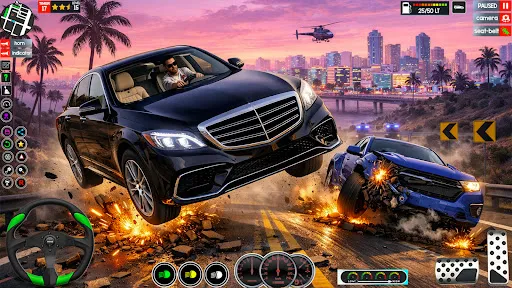 Скриншот 3 — Mega Car Crash Simulator : 3d