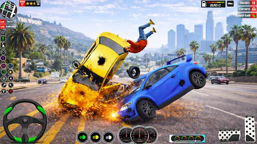 Скриншот 4 — Mega Car Crash Simulator : 3d