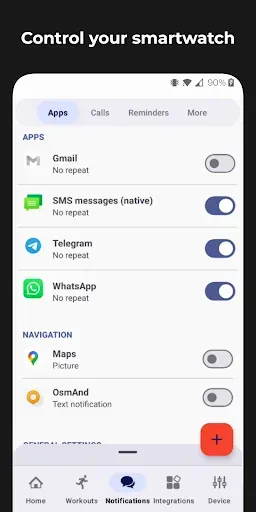 Скриншот 1 — Notify for Huawei