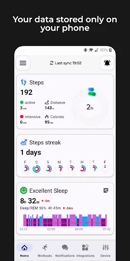 Скриншот 1 — Notify for Xiaomi/Mi Band 8-10