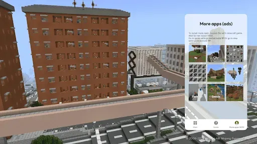 Скриншот 5 — карта города на майнкрафт