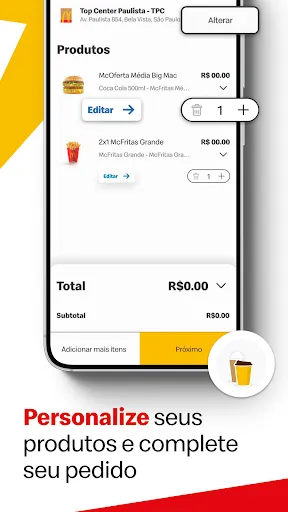 Скриншот 5 — McDonald’s: Cupons e Delivery