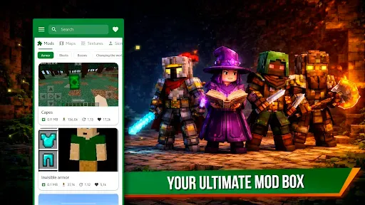 Скриншот 6 — Моды для Minecraft Мод Бокс