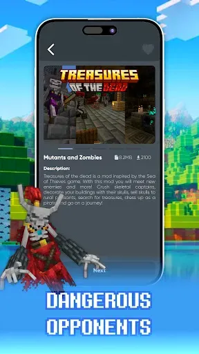 Скриншот 8 — 100+ Mobs Mods for MCPE
