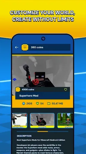 Скриншот 8 — Mods Harbor - моды для МКПЕ