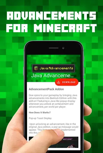 Скриншот 1 — Java Advancements Mod