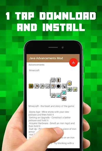 Скриншот 3 — Java Advancements Mod