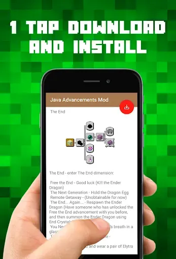 Скриншот 5 — Java Advancements Mod