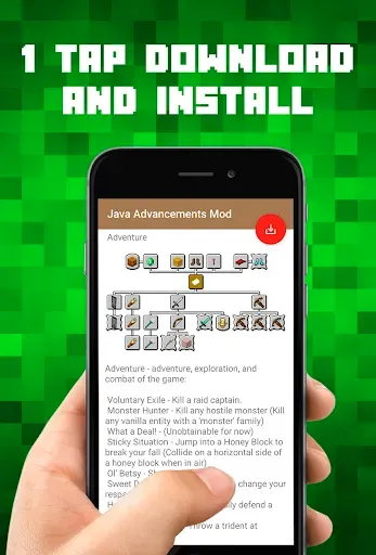 Скриншот 6 — Java Advancements Mod