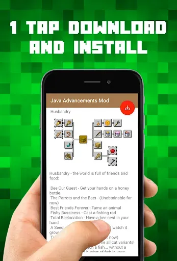 Скриншот 7 — Java Advancements Mod