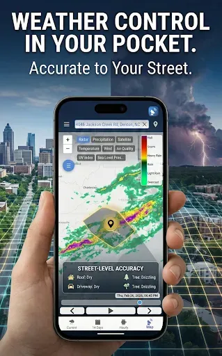 Скриншот 2 — Dark Sky Tech & Hurricane Map