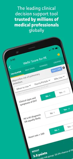 Скриншот 1 — MDCalc Medical Calculator