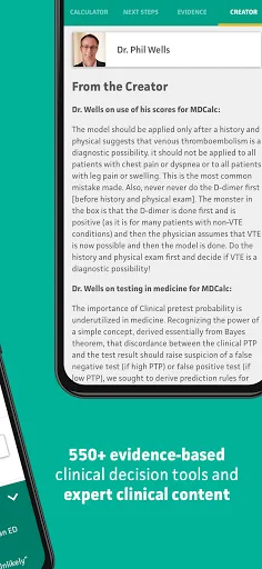 Скриншот 2 — MDCalc Medical Calculator