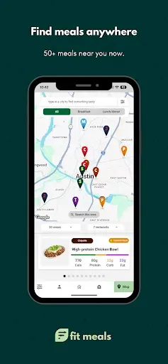 Скриншот 4 — Fit Meals - Find Healthy Food