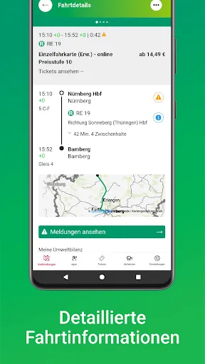 Скриншот 3 — VGN Fahrplan & Tickets