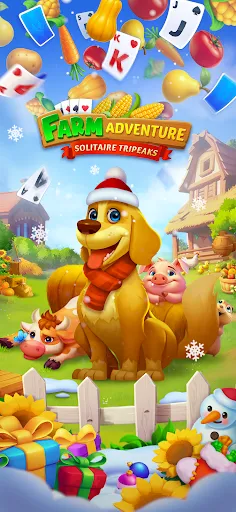 Скриншот 1 — Solitaire Farm Adventure