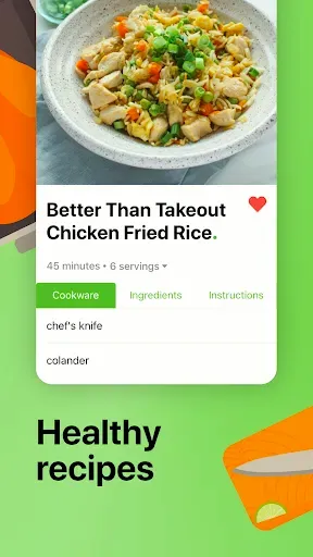 Скриншот 2 — Mealime Meal Plans & Recipes