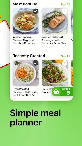 Скриншот 4 — Mealime Meal Plans & Recipes