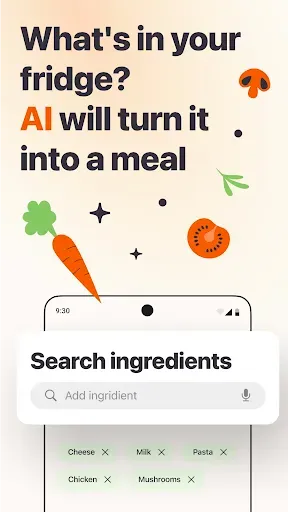 Скриншот 3 — Meal Match: AI cooking recipes