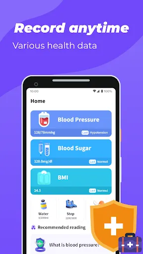 Скриншот 1 — Blood Pressure App