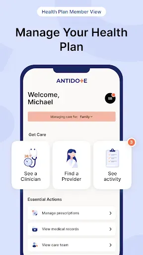 Скриншот 2 — Antidote Health