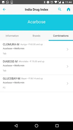 Скриншот 1 — India Drug Index