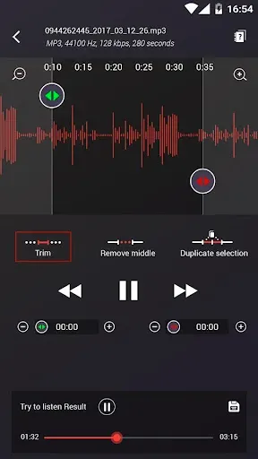 Скриншот 8 — диктофон