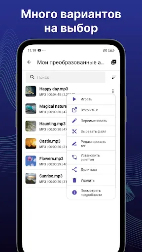 Скриншот 6 — Конвертируйте видео в MP3