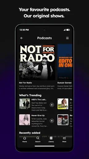 Скриншот 6 — rova – radio, music, podcasts