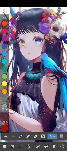 Скриншот 1 — MediBang Paint - карманный арт
