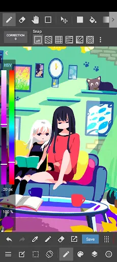 Скриншот 2 — MediBang Paint - карманный арт