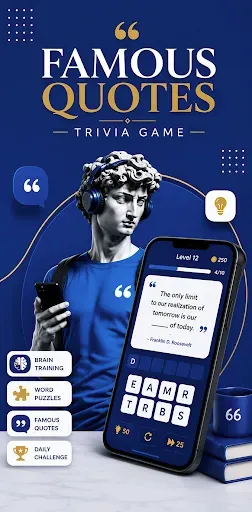 Скриншот 1 — Famous Quotes - Trivia Game