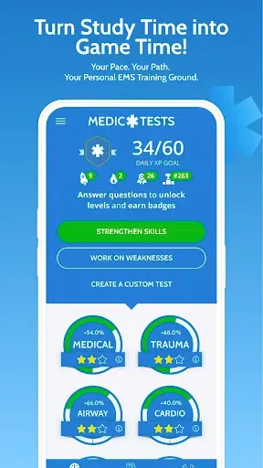 Скриншот 1 — MedicTests 2026 EMS Education