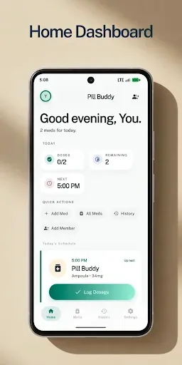 Скриншот 1 — Pill Buddy: Medication tracker