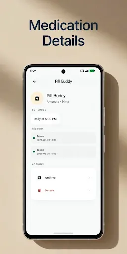 Скриншот 5 — Pill Buddy: Medication tracker