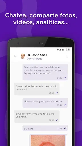 Скриншот 2 — mediQuo Chat Médico - consulta